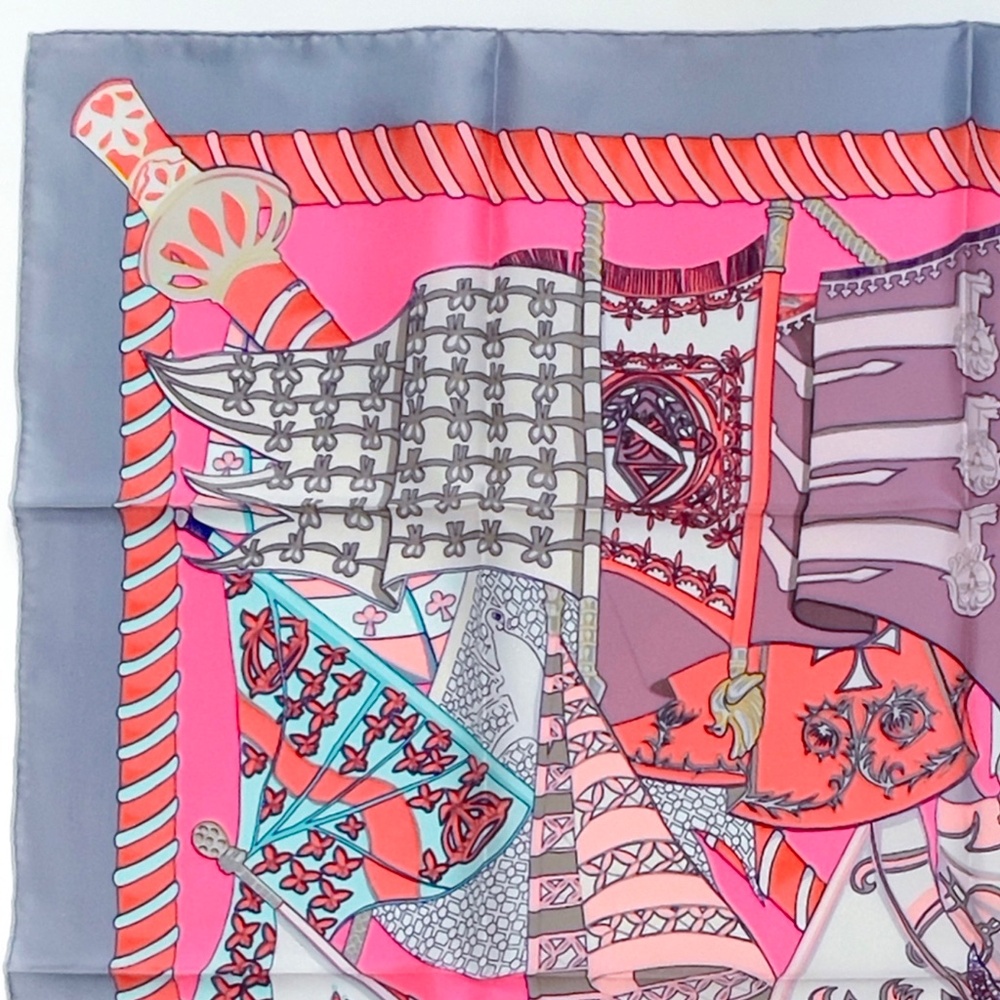 NWT Vintage Hermès Carré 90 "Étendards et Bannières" - Picture 5 of 8